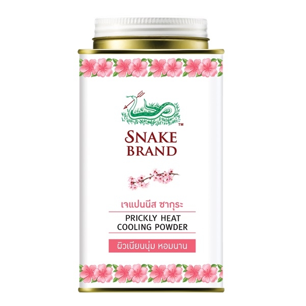 SnakeBrandแป้งตรางูซอฟท์แอนด์สมูท140กรัมjpg