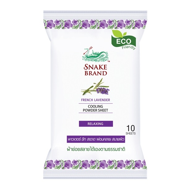 SnakeBrandCoolingPowderSheetRelaxing10Sheetsjpg