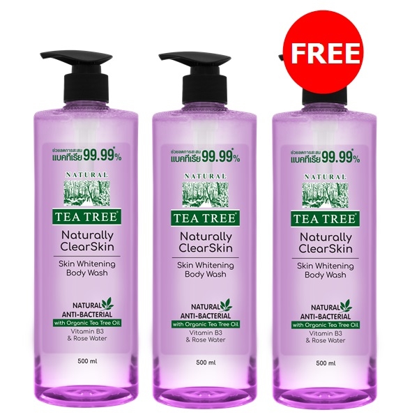 TeaTreeNaturallyClearSkinWhiteningBodyWash500ml2Free1jpg