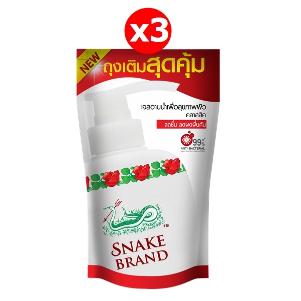 2SnakeBrandShowerGelClassic450ml3FreeRefil400ml3jpg