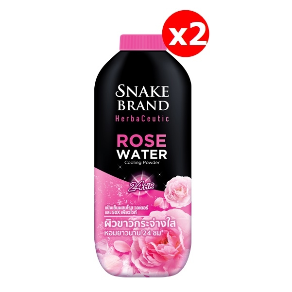 2SnakeBrandHerbaceuticRoseWaterCoolingPowder250gx2jpg