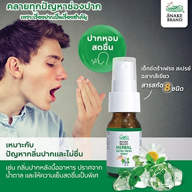 Snake Brand Herbal Extra Fresh Spray
