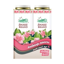 Snake Brand Cooling Powder Soft&Smooth 280g Twin.jpg