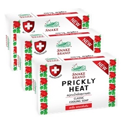 Snake Brand Prickly Heat Cooling Soap Classic 100g
