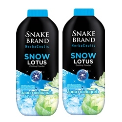 Snake Brand Herbaceutic Snow Lotus Cooling Powder 250g.x2