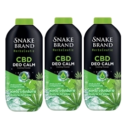 Snake Brand Herbaceutic Deo Calm Powder 100g.x3