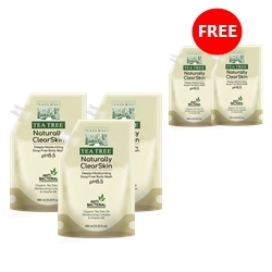 Tea Tree Moisturizing  Boday Wash pH5.5 400ml.Refill