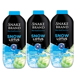 Snake Brand Herbaceutic Snow Lotus Cooling Powder 100g.x3