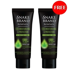 Snakebrand Herbaceutic Moisturizing & Protection UV Brightening Serum 180 ml.1 Free 1