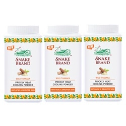 Snake Brand Cooling Powder Thanaka  50g.x3