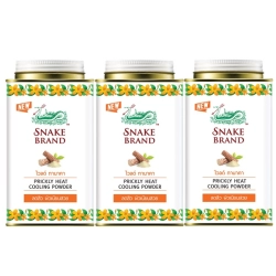 Snake Brand Cooling Powder Thanaka  140g.x3