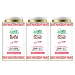 Snake Brand Cooling Powder Soft&Smooth 140g-x3
