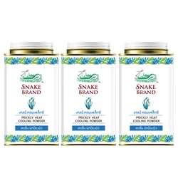 Snake Brand Cooling Powder Refreshing 140g.x3