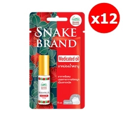 Snake Brand Medicated oil 5ml.x12