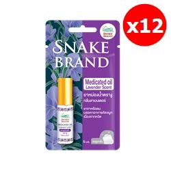 Snake Brand Medicated oil Lavender Scent x12